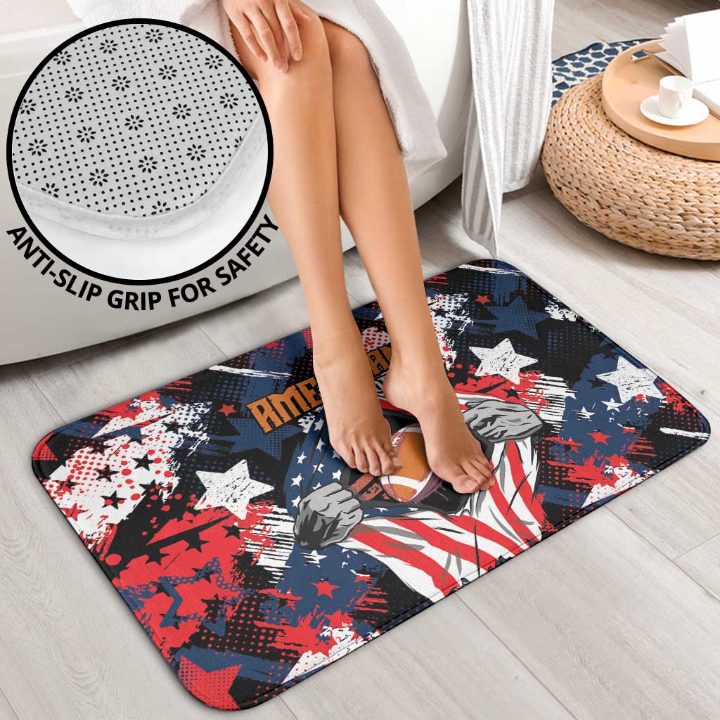 American Football Grunge Bathroom Set Special Version - Wonder Print Shop