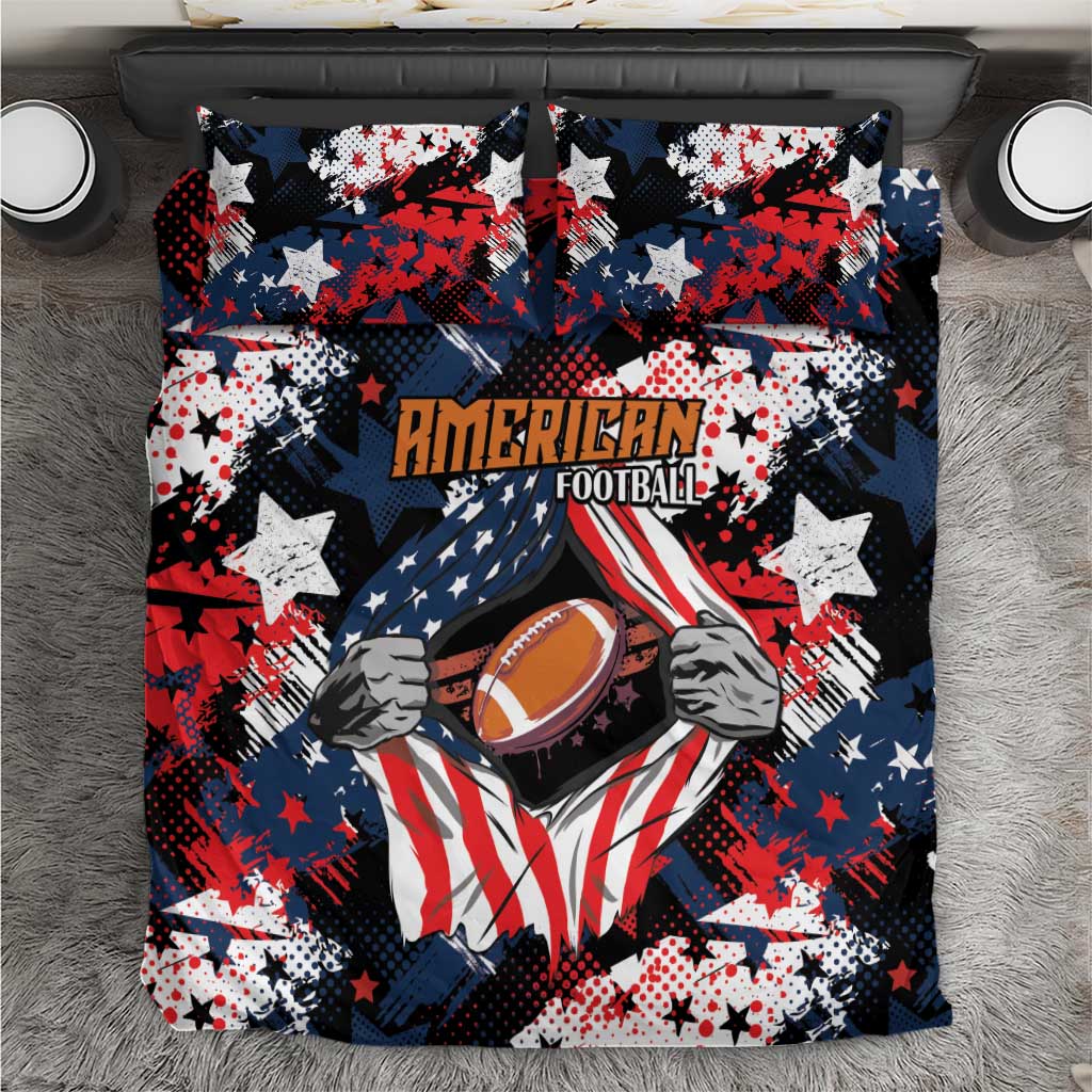 American Football Grunge Bedding Set Special Version - Wonder Print Shop