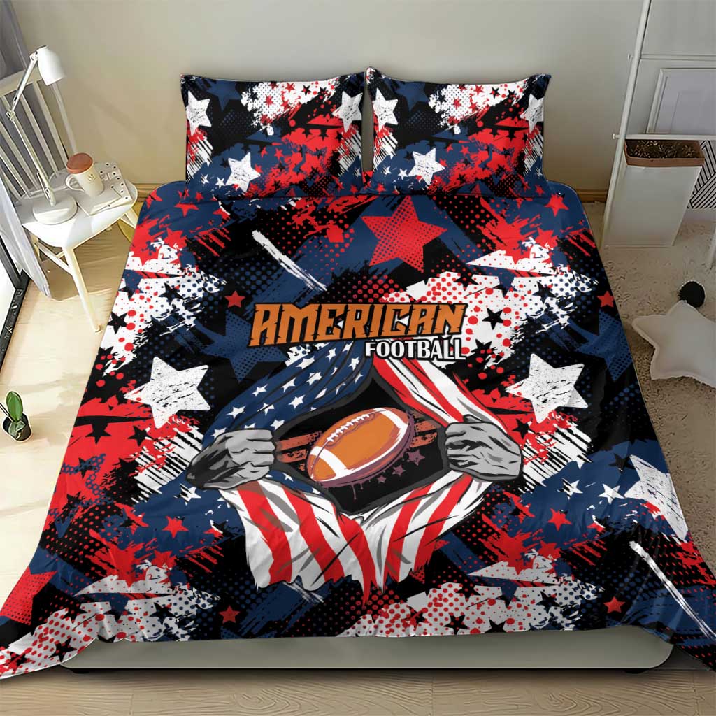 American Football Grunge Bedding Set Special Version - Wonder Print Shop