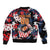 Custom American Football Grunge Bomber Jacket Special Version - Wonder Print Shop