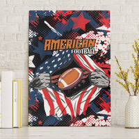 American Football Grunge Canvas Wall Art Special Version - Wonder Print Shop