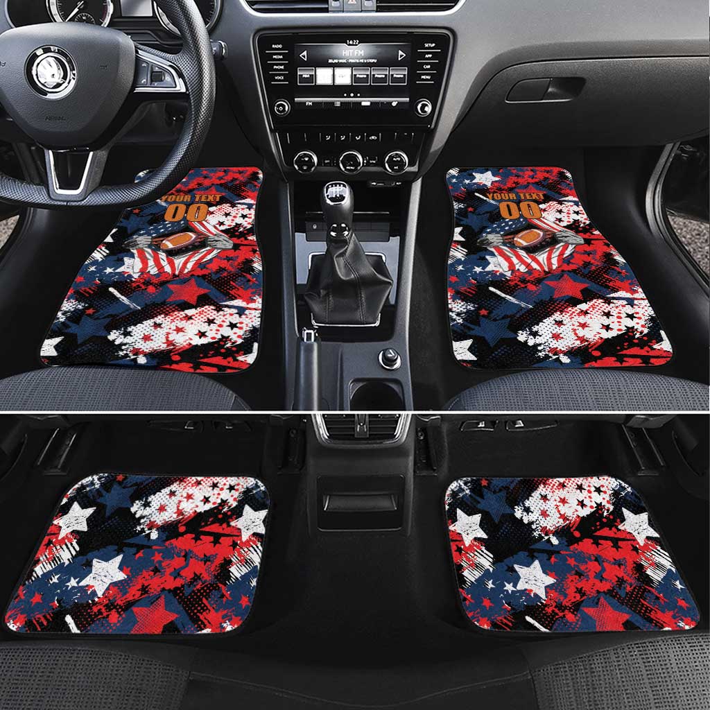 American Football Grunge Car Mats Special Version - Wonder Print Shop