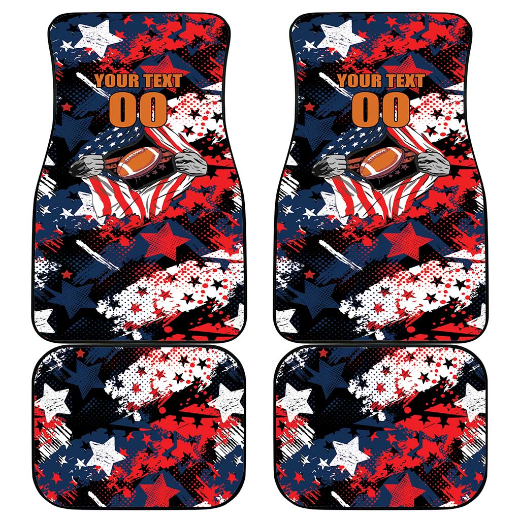 American Football Grunge Car Mats Special Version - Wonder Print Shop
