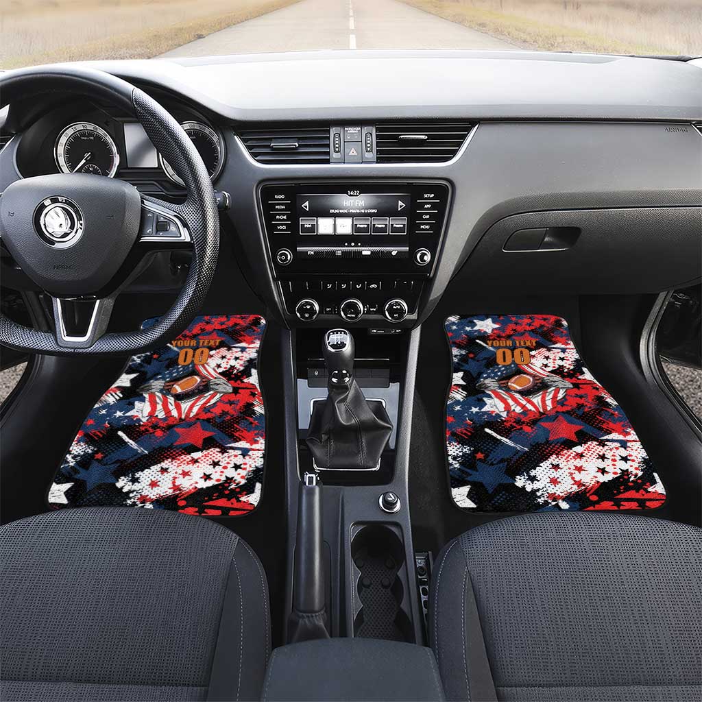 American Football Grunge Car Mats Special Version - Wonder Print Shop