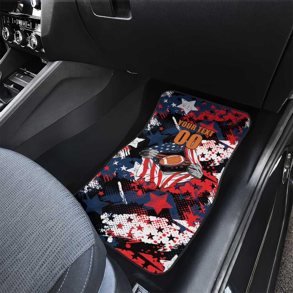 American Football Grunge Car Mats Special Version - Wonder Print Shop