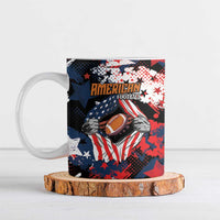 Custom American Football Grunge Ceramic Mug Special Version - Wonder Print Shop