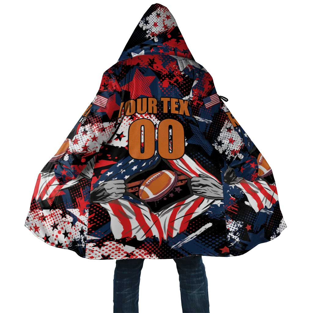Custom American Football Grunge Cloak Special Version - Wonder Print Shop
