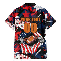 Custom American Football Grunge Family Matching Mermaid Dress and Hawaiian Shirt Special Version - Wonder Print Shop