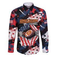 Custom American Football Grunge Family Matching Mermaid Dress and Hawaiian Shirt Special Version - Wonder Print Shop