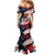 Custom American Football Grunge Family Matching Mermaid Dress and Hawaiian Shirt Special Version - Wonder Print Shop
