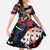 Custom American Football Grunge Family Matching Off Shoulder Maxi Dress and Hawaiian Shirt Special Version - Wonder Print Shop