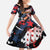 Custom American Football Grunge Family Matching Puletasi and Hawaiian Shirt Special Version - Wonder Print Shop