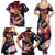 Custom American Football Grunge Family Matching Summer Maxi Dress and Hawaiian Shirt Special Version - Wonder Print Shop