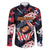 Custom American Football Grunge Family Matching Summer Maxi Dress and Hawaiian Shirt Special Version - Wonder Print Shop