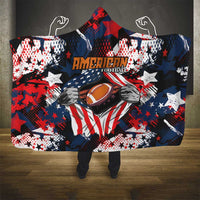 American Football Grunge Hooded Blanket Special Version - Wonder Print Shop