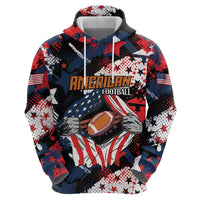 Custom American Football Grunge Hoodie Special Version - Wonder Print Shop
