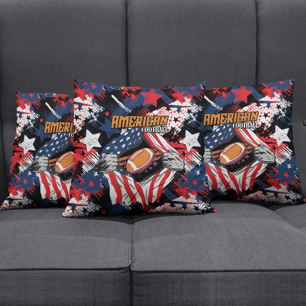 American Football Grunge Pillow Cover Special Version - Wonder Print Shop