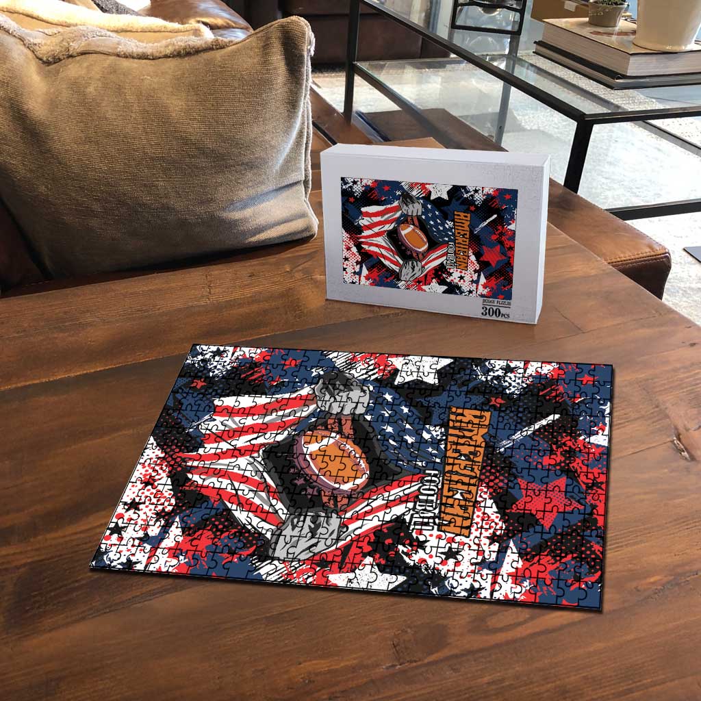 American Football Grunge Puzzle Special Version - Wonder Print Shop
