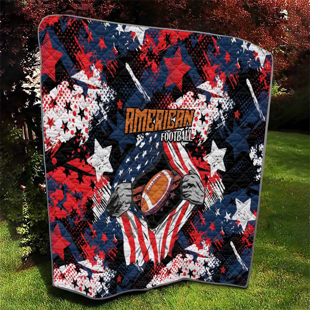 American Football Grunge Quilt Special Version - Wonder Print Shop