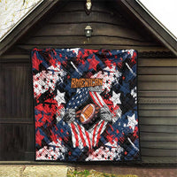 American Football Grunge Quilt Special Version - Wonder Print Shop