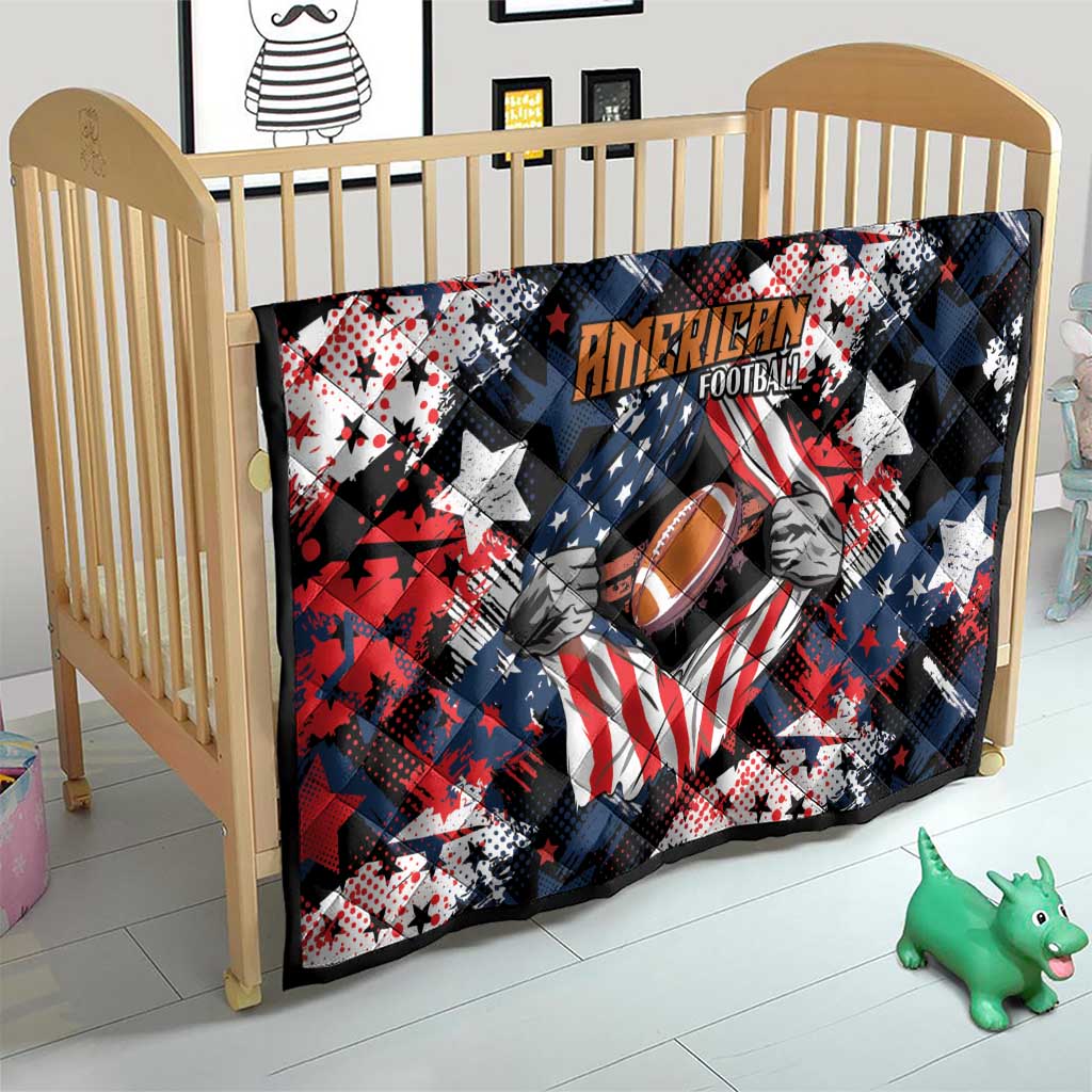 American Football Grunge Quilt Special Version - Wonder Print Shop