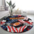 American Football Grunge Round Carpet Special Version - Wonder Print Shop