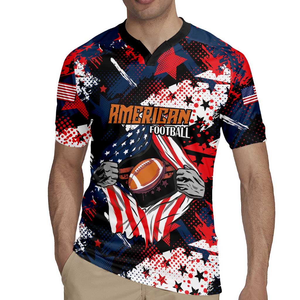 Custom American Football Grunge Rugby Jersey Special Version - Wonder Print Shop