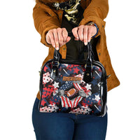 American Football Grunge Shoulder Handbag Special Version - Wonder Print Shop