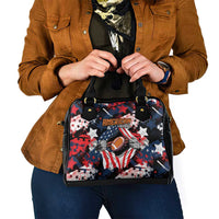 American Football Grunge Shoulder Handbag Special Version - Wonder Print Shop