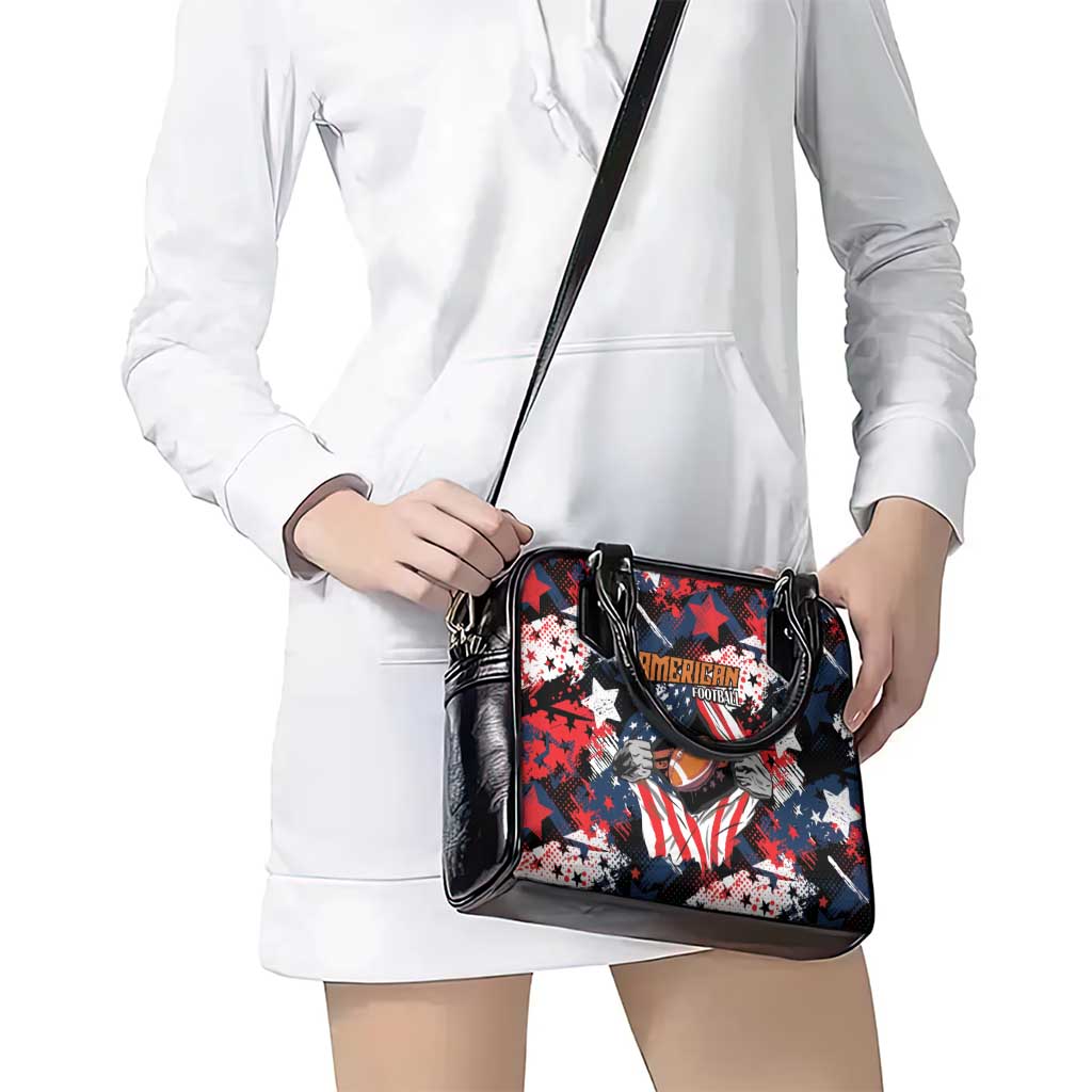 American Football Grunge Shoulder Handbag Special Version - Wonder Print Shop