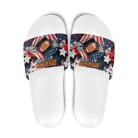 American Football Grunge Slide Sandals Special Version - Wonder Print Shop