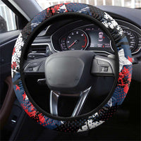American Football Grunge Steering Wheel Cover Special Version - Wonder Print Shop