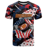 Custom American Football Grunge T Shirt Special Version - Wonder Print Shop