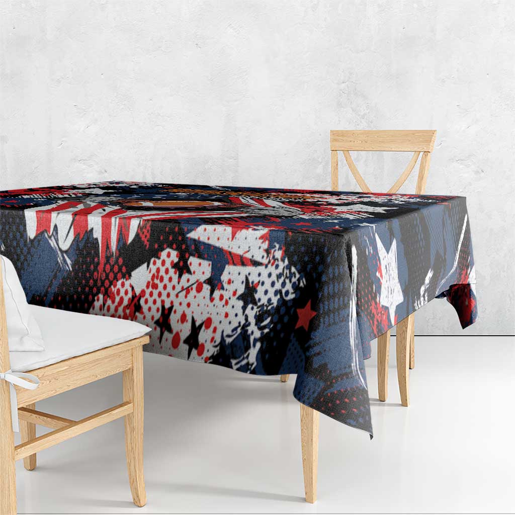 American Football Grunge Tablecloth Special Version - Wonder Print Shop
