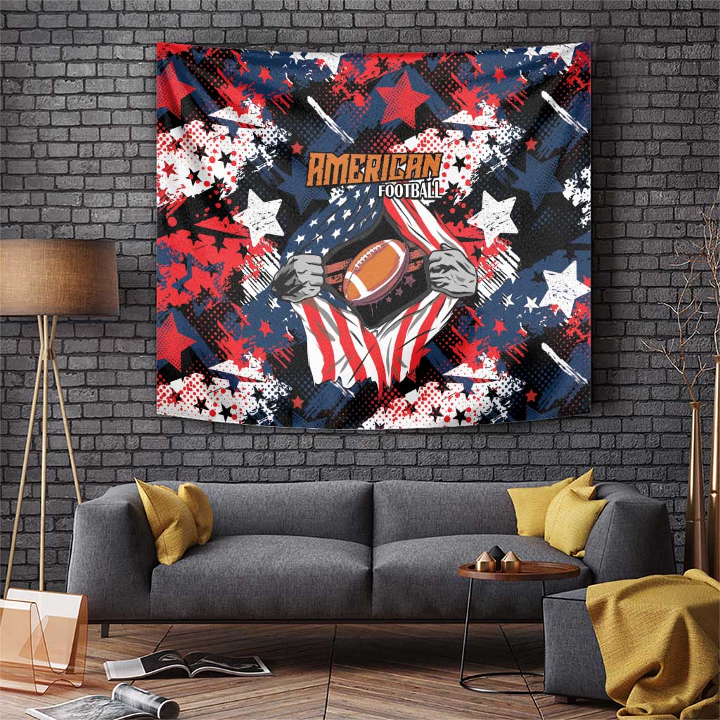 American Football Grunge Tapestry Special Version - Wonder Print Shop