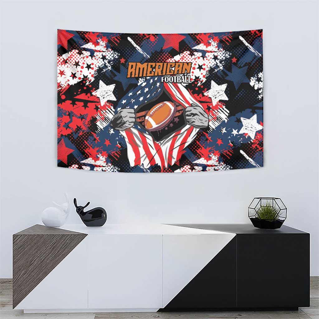 American Football Grunge Tapestry Special Version - Wonder Print Shop