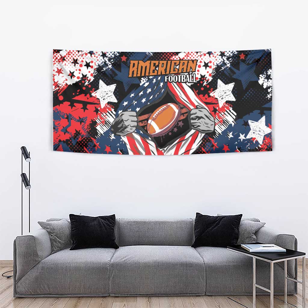 American Football Grunge Tapestry Special Version - Wonder Print Shop