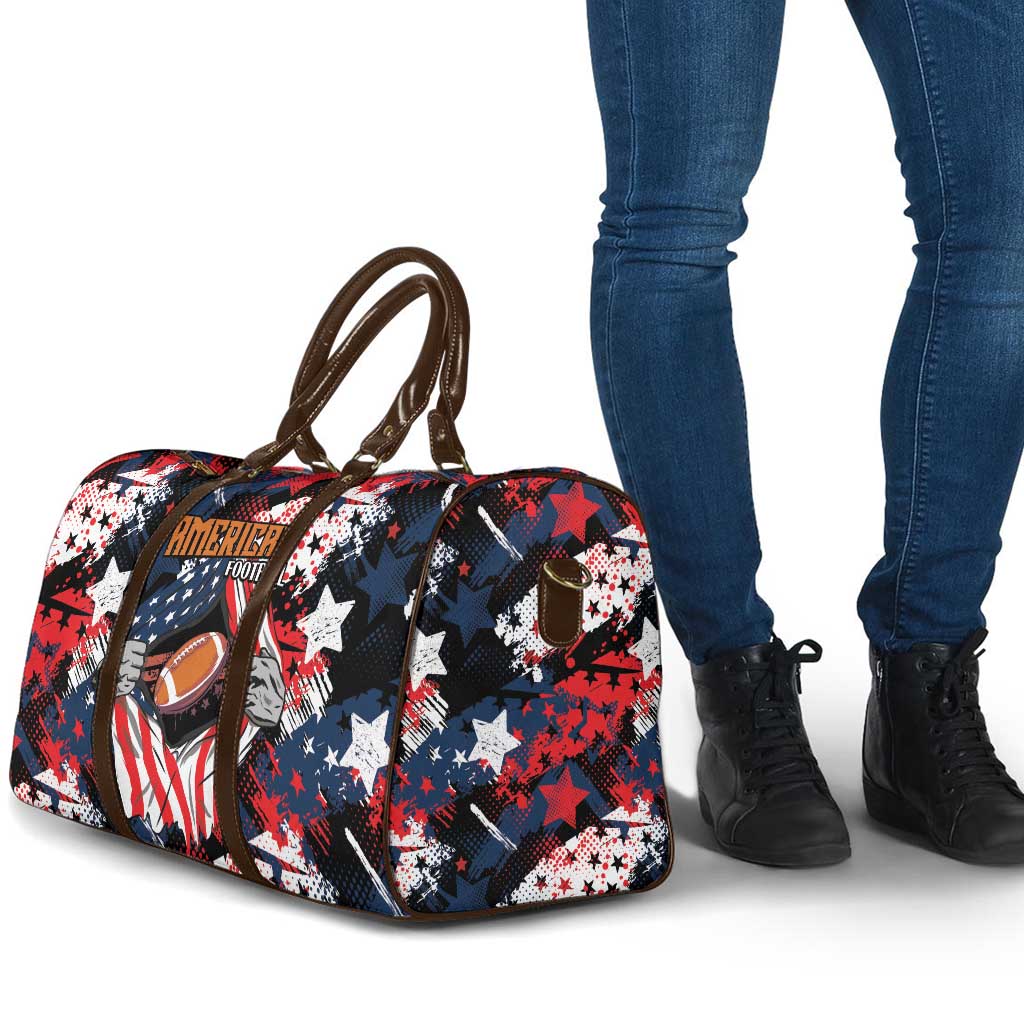 American Football Grunge Travel Bag Special Version - Wonder Print Shop