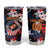 Custom American Football Grunge Tumbler Cup Special Version - Wonder Print Shop