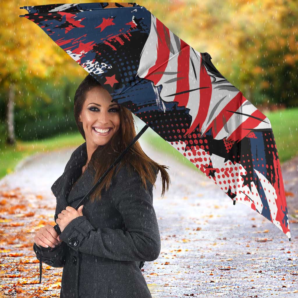 American Football Grunge Umbrella Special Version - Wonder Print Shop