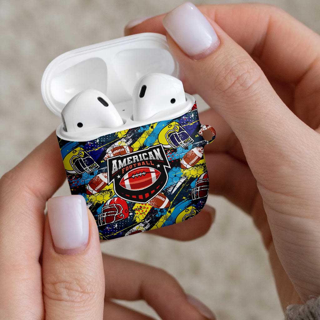 American Football Graffiti AirPods Case Unique Style - Wonder Print Shop
