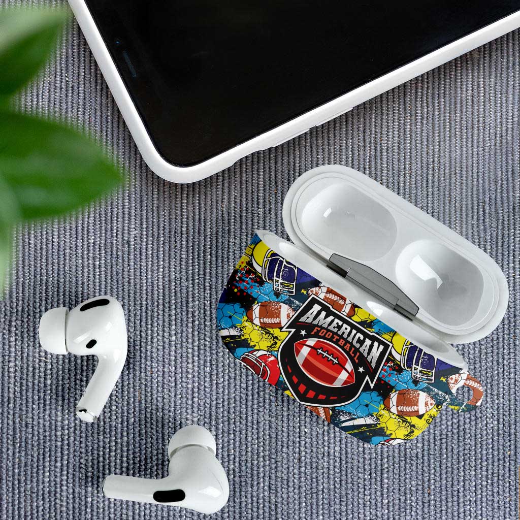 American Football Graffiti AirPods Case Unique Style - Wonder Print Shop