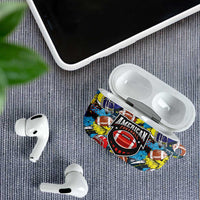American Football Graffiti AirPods Case Unique Style - Wonder Print Shop