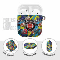 American Football Graffiti AirPods Case Unique Style - Wonder Print Shop