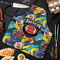 American Football Graffiti Apron Unique Style - Wonder Print Shop