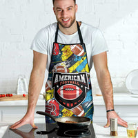 American Football Graffiti Apron Unique Style - Wonder Print Shop