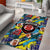 American Football Graffiti Area Rug Unique Style - Wonder Print Shop