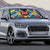 American Football Graffiti Auto Sun Shade Unique Style - Wonder Print Shop