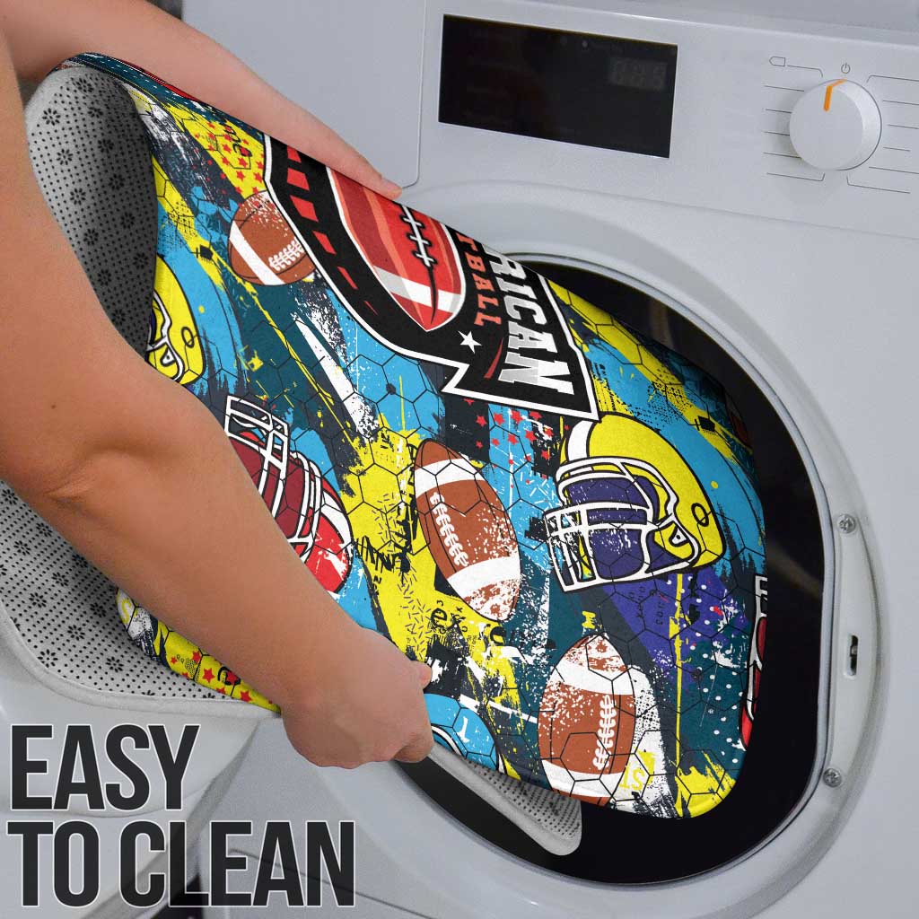 American Football Graffiti Bathroom Set Unique Style - Wonder Print Shop