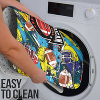 American Football Graffiti Bathroom Set Unique Style - Wonder Print Shop